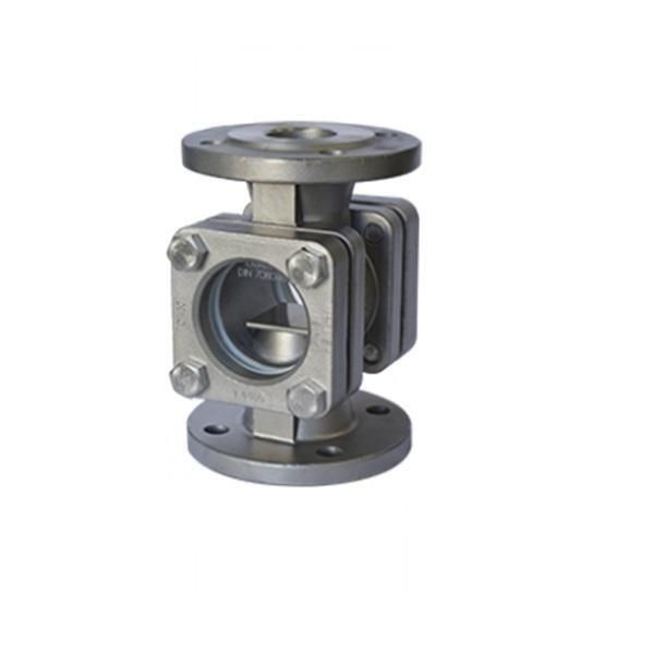 Indicador de flujo con solapa (3")