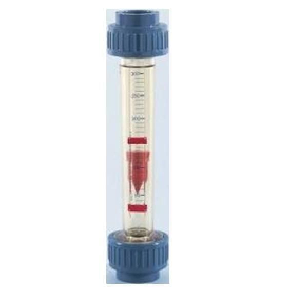 Low Volume Flowmeter/-s. Range, 30...300 L/h water. Connection for size, brass PVC G 1 female. Mater