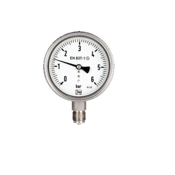 Stainless Steel - Pressure Gauges with Bourdon Tube Brand: Kobold – Heinrichs (Alemania) MAN-SF26-B0
