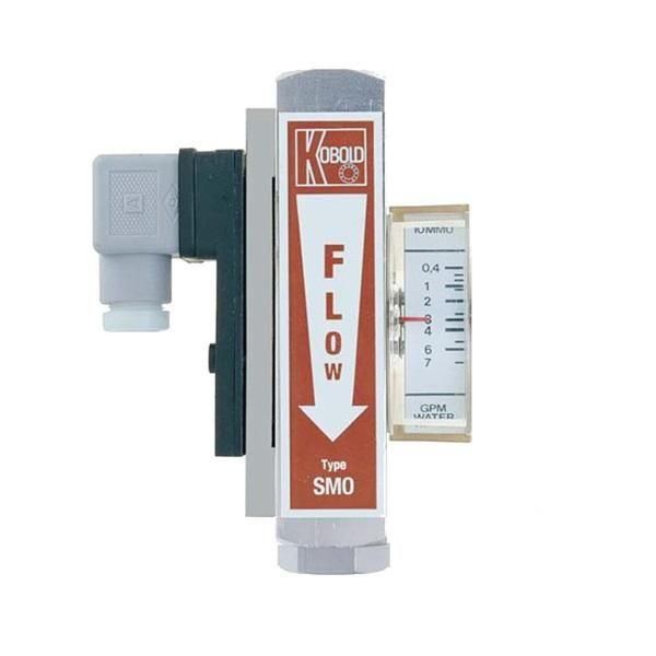 All-Metal Flowmeter and Switch SM Series,Range Water (GPM), 0.2...2.0