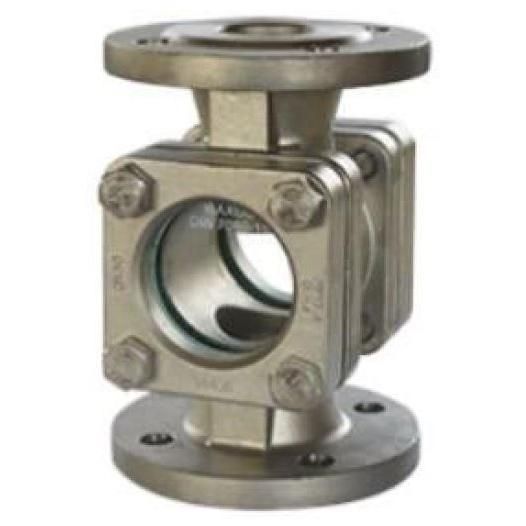 Flow indicator with Flange Connection