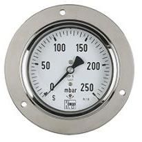 Manómetro de acero inoxidable con tubo de Bourdon PSI-KPA