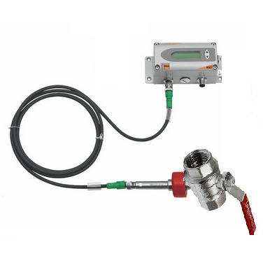 Thermal Mass Flow Meter for Gas,Measuring range: 0.90-176 Nm³/h for tube DN 25 (1")