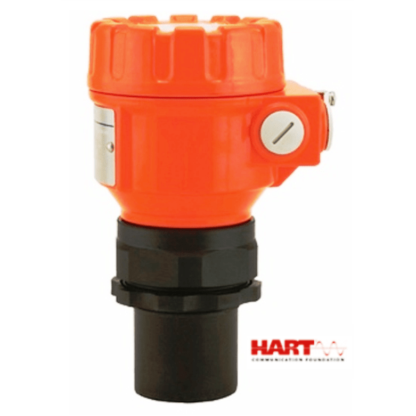 Ultrasonic-Level Indicators for liquids and solids, 2 NPT male, max pressure 3 bar