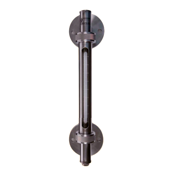 Bypass-Level Indicators with glass tube, 1208 mm, 10 bar.