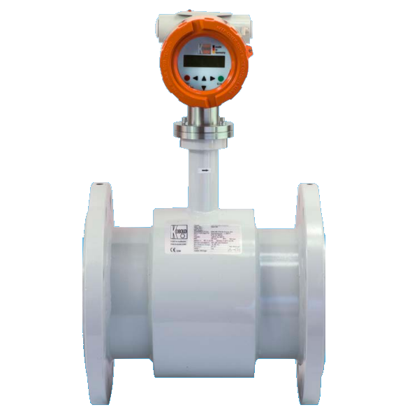 Magnetic Inductive Flow Meter with flange,  3" 150 lbs, max. 0..163 m³/h,  230 VAC - 1/2 NPT