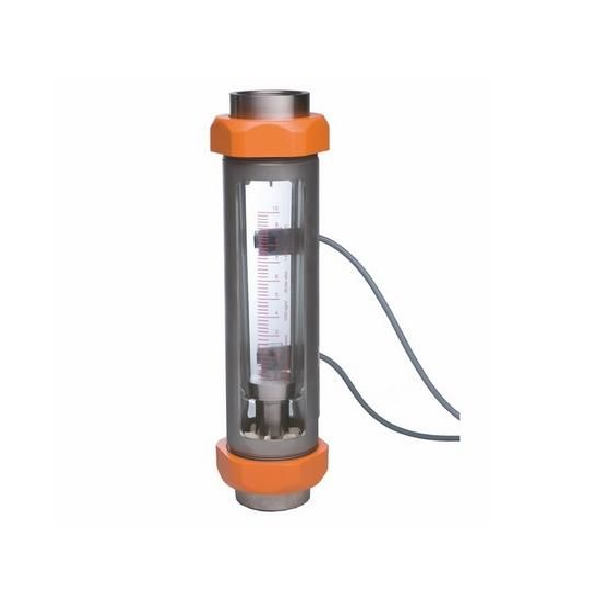 VARIABLE AREA FLOWMETER, 65 - 650 l/h, 1000kg/m³, 1mPas, 3/4 NPT