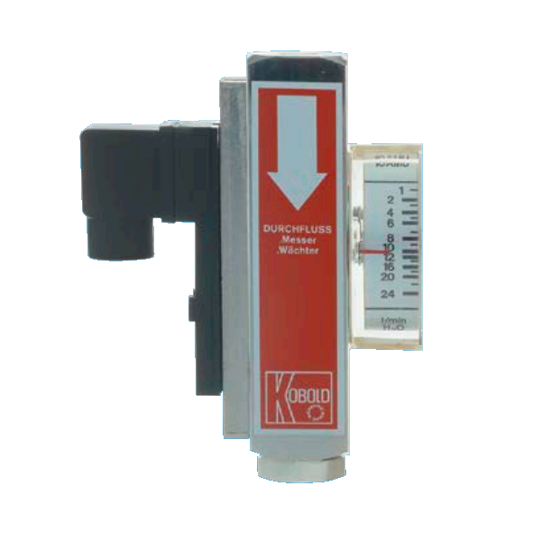 All-Metal-Flowmeter / Switch, Adjustment range: 1...14 L/min water, G 1/2 female